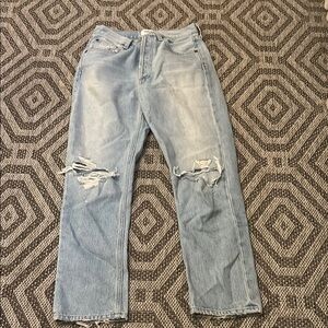 AGOLDE Light Blue Distressed